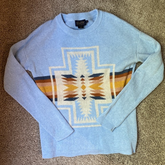 Pendleton Harding Women’s Sweater Blue XS - Picture 4 of 8